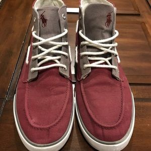 Beautiful polo Ralph Lauren high top shoes!